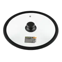 Крышка стеклянная d=28см CAPPELLO с силиконовым ободком