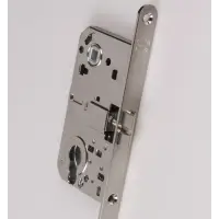 Замок дверной под цилиндр HANDLE DESIGN 8000С SN матовый никель
