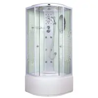 Кабина душевая NIAGARA 900х900х2200, высокий поддон, стекло ТОНИРОВАННОЕ, арт. NG-308-01