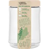Банка для сыпучих продуктов Green Republic 0,75л лён