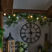 Гирлянда светодиодная «Клубки-2», на батарейках 2AA (не в/к), 1,35м. 10 светодиодов, теплый белый свет, провод прозрачный, ULD-S0135-010/STB/2AA WARM