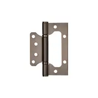 Петля накладная "БАБОЧКА" Ajax (Аякс) IN4000W GR 100/P-2B 100x2,3 графит (2шт.)