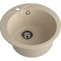 Мойка композитная GRANFEST Rondo d480 Кашемир круглая