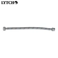 Подводка гибкая для воды 1/2" вн-нар 30 см, стальная оплетка (Lytcho)
