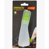Емкость для масла с кисточкой CAPACITA, (силикон, пластик), размер: 4*13 см, Mallony