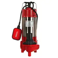 Насос фекальный QUATTRO ELEMENTI Sewage 500F Ci-Cut (500 Вт, 19000 л/ч, грязевой, 12 м, 15.2 кг С НОЖОМ)