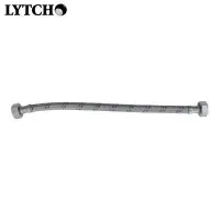 Подводка гибкая для воды 1/2" вн-вн 40 см, стальная оплетка (Lytcho)