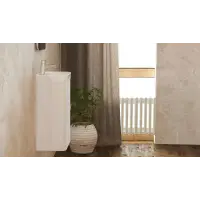 Комплект VELVEX: тумба под умывальник Bio maxi 40 подвесная с раковиной Bio 40