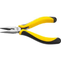 Тонкогубцы 120мм STAYER TopGrip 2218-3, изогнутые