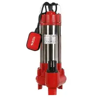 Насос фекальный QUATTRO ELEMENTI Sewage 1700F Ci (1700 Вт, 30000 л/ч, для грязной, 18 м, 22,0 кг)