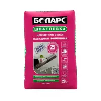 Шпаклевка фасадная финишная БОЛАРС ФИНИШНАЯ белая 20 кг