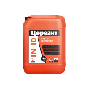 Грунт интерьерный CERESIT IN 10 морозостойкий 5 л