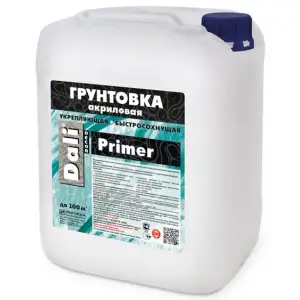Грунтовка акриловая Dali-Decor Primer бесцветная, 1л ( Т-ра перевозки не ниже +5град)