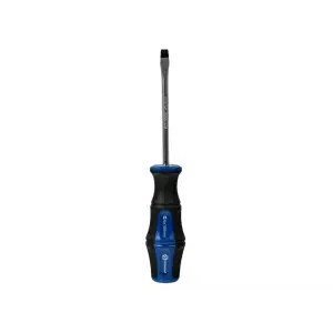 Отвертка плоская SL, 6,0 х 100 мм, КОБАЛЬТ, Ultra Grip, CR-V, двухкомпонентная рукоятка