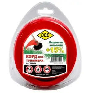 Леска в блистере 2,4мм 60м звезда, красный,"Speed line", DDE