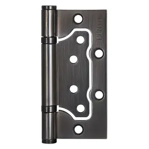 Петля накладная "БАБОЧКА" Punto (Пунто) IN4200W GR (200-2B 100x2,5) графит (2шт.)(35487)