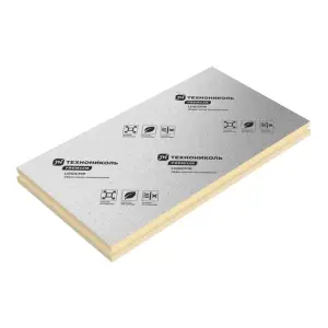 Плита теплоизоляционная LOGICPIR PROF СХМ/СХМ (стеклохолст) Г2 L-2385х1185х60 в упак. 10 плит 1,6957 м3, 28,2623 м2, 2 упак на поддоне