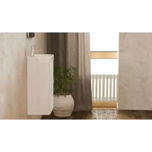 Комплект VELVEX: тумба под умывальник Bio maxi 40 подвесная с раковиной Bio 40