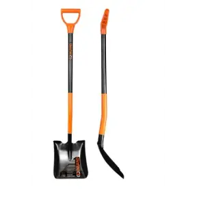 Лопата совковая FINLAND сварная с овальным черенком