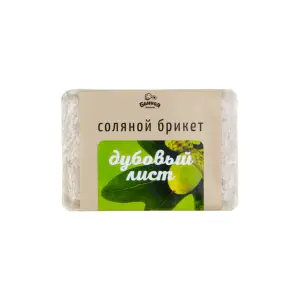 Брикет соляной "Дубовый лист", 1,2 кг, БАННАЯ ЛИНИЯ