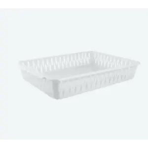 Корзинка для хранения Keeplex Light A4 35,5х25х6см белое облако