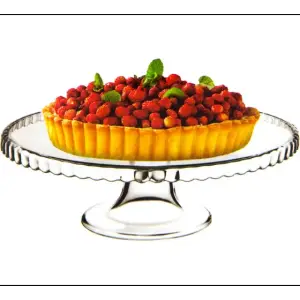 Блюдо PSB 98259 на ножке с бортиком вниз 280мм ПАТИССЕРИ / PATISSERIE