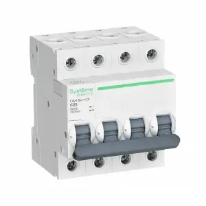 Выключатель автоматический 4п 25А 4.5кА х-ка С City9 Set SE C9F34425