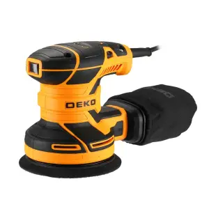 Шлифмашина эксцентриковая сетевая DEKO ZKG125