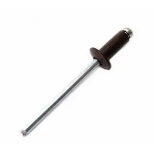 Заклёпка вытяжная 3,2x8 (шоколад) RAL8017 (уп 20шт) SteelRex