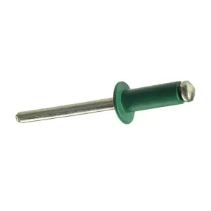 Заклёпка вытяжная 4,0x10 (зелёный моx) RAL6005 (уп 20шт) SteelRex