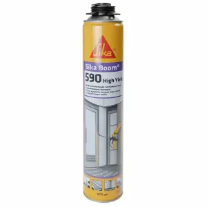Пена монтажная профессиональная SIKA Boom 590 High Yield 870 мл