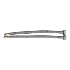 Подводка гибкая для смесителя 1/2" в стальной оплетке 30 см (пара) Lytcho