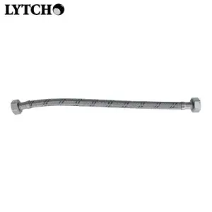 Подводка гибкая для воды 1/2" вн-вн 40 см, стальная оплетка (Lytcho)