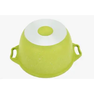 Жаровня-кастрюля Kukmara ж31tsl литая стекл. кр. 3.0л АП (Trendy style lime)