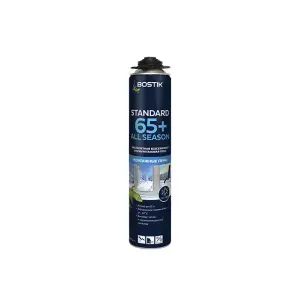 Пена монтажная профессиональная BOSTIK PRO Standart 65+ 850 мл полиуретановая (Т-ра перевозки не ниже +5град)