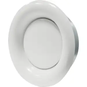 Анемостат вытяжной разъемный с фланцем, окрашеный металл D200, ЭРА