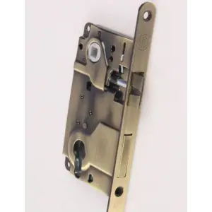Замок дверной под цилиндр HANDLE DESIGN 8001С BR бронза