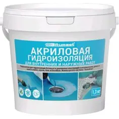 Гидроизоляция акриловая BITUMAST 1,3 л
