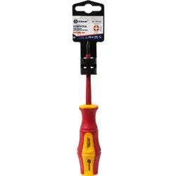 Отвертка диэлектрическая PH-1 х 80 мм КОБАЛЬТ, Ultra Grip , CR-V, двухкомпонентная рукоятка, подвес