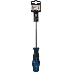 Отвёртка плоская Ultra Grip SL, 6,0 х 150 мм, КОБАЛЬТ, CR-V, двухкомпонентная рукоятка, подвес