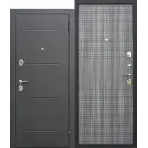 Дверь мет. FERRONI Гарда муар 7,5см 860х2050 "Л" Металл/ВЕНГЕ ТОБАККО МДФ