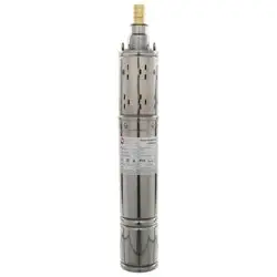 Насос скважинный QUATTRO ELEMENTI ELICA 400 (400 Вт, 2100 л/ч, для чистой, 50 м, 7.4 кг, нерж.корпус, провод 10м)