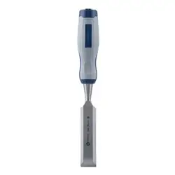 Стамеска плоская 26 х 140 мм, CR-V, КОБАЛЬТ, двухкомпонентная рукоятка, 1 шт, блистер