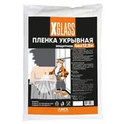 Пленка укрывная полиэтиленовая X-Glass 4м х 12,5 м, 5 мкм