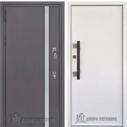 Дверь мет. REGIDOORS Норд NEW Термо 887х2057 "Л" муар меланж/миламин белый