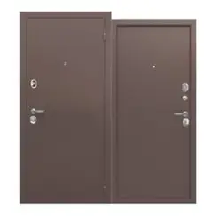 Дверь мет. FERRONI 9см 960х2050 "Пр" Медный антик/ Медный антик