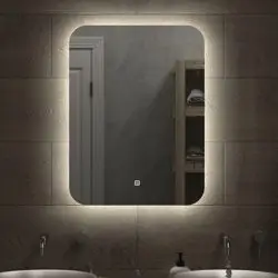 Зеркало САНАКС Drift Light 600 х 800 мм, сенсорное, с внутренней LED подсветкой, ореольное свечение, арт.45262