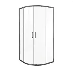 Ограждение душевое Good Door LITE R-100-C-GM